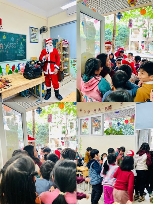 Noel ấm áp của các em học sinh lớp 4A6 - Trường Tiểu học Thanh Xuân Bắc