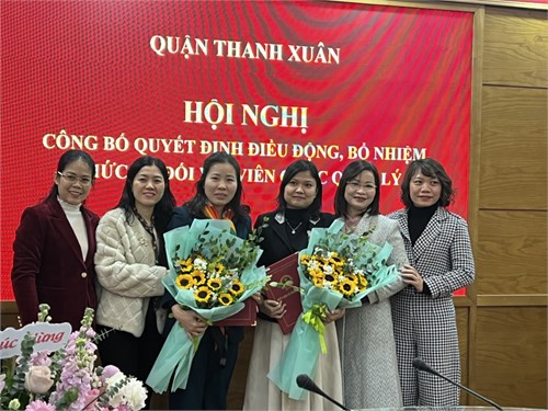 Điều động và bổ nhiệm Phó Hiệu trưởng trường MN Thanh Xuân Trung.