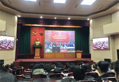Hội nghị trực tuyến giới thiệu các bộ SGK lớp 1 chương trình GDPT năm 2018