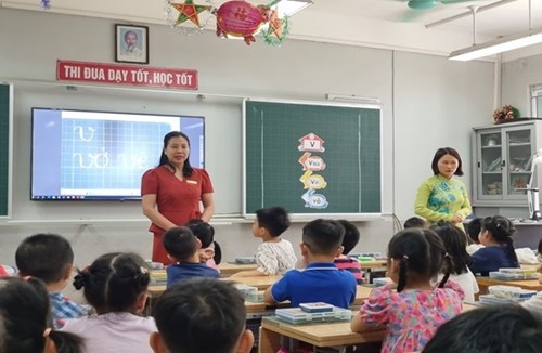 Tổ chức thành công Chuyên đề dạy học môn Tiếng Việt lớp 1 
theo hướng tiếp cận năng lực học sinh