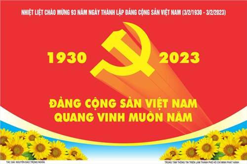 Bài tuyên truyền kỷ niệm 93 năm ngày Thành lập Đảng cộng sản Việt Nam( 3/2/1930- 3/2-2023)