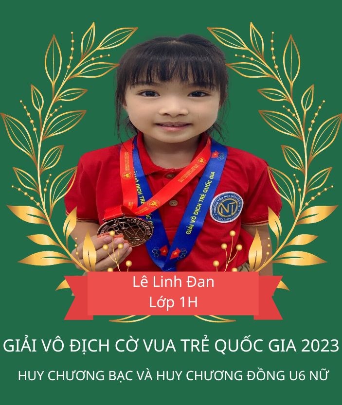Nhân tài cờ vua trẻ Quốc gia của Trường Tiểu học Nguyễn Trãi